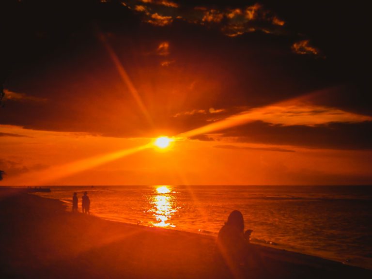 best sunset beach in bali