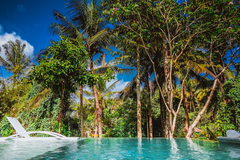 yoga ubud villa private pool